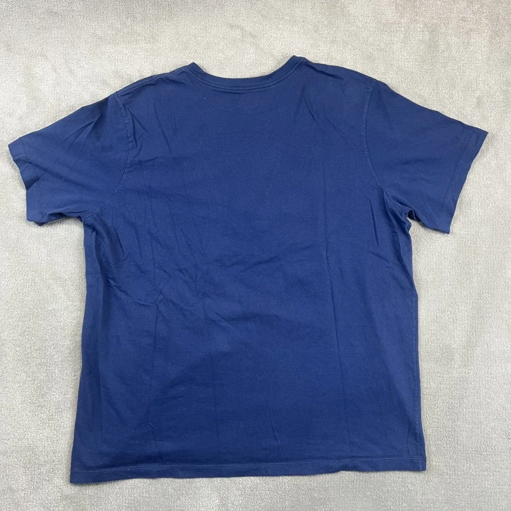 Jordan XXL T-Shirt Navy Blue Jumpman Air Graphic Streetwear Tee BE-32